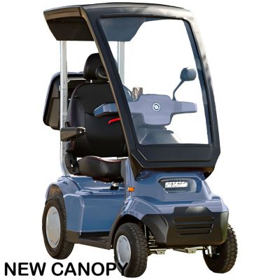 Afikim S4 single seat mobility scooter with canopy