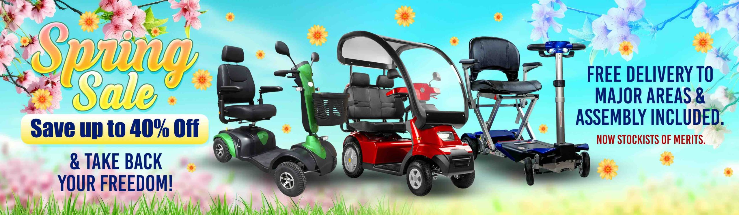 Spring  Mobility Scooter Sale 2025